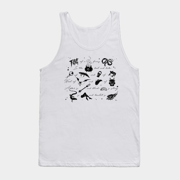 Macbeth Witches Chant Tank Top by vinceruz